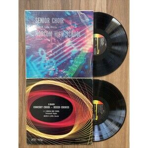 Norcom High School Chorus Vinyl LP Lot • Set of 2 • Senior Choir, Concert Mixed